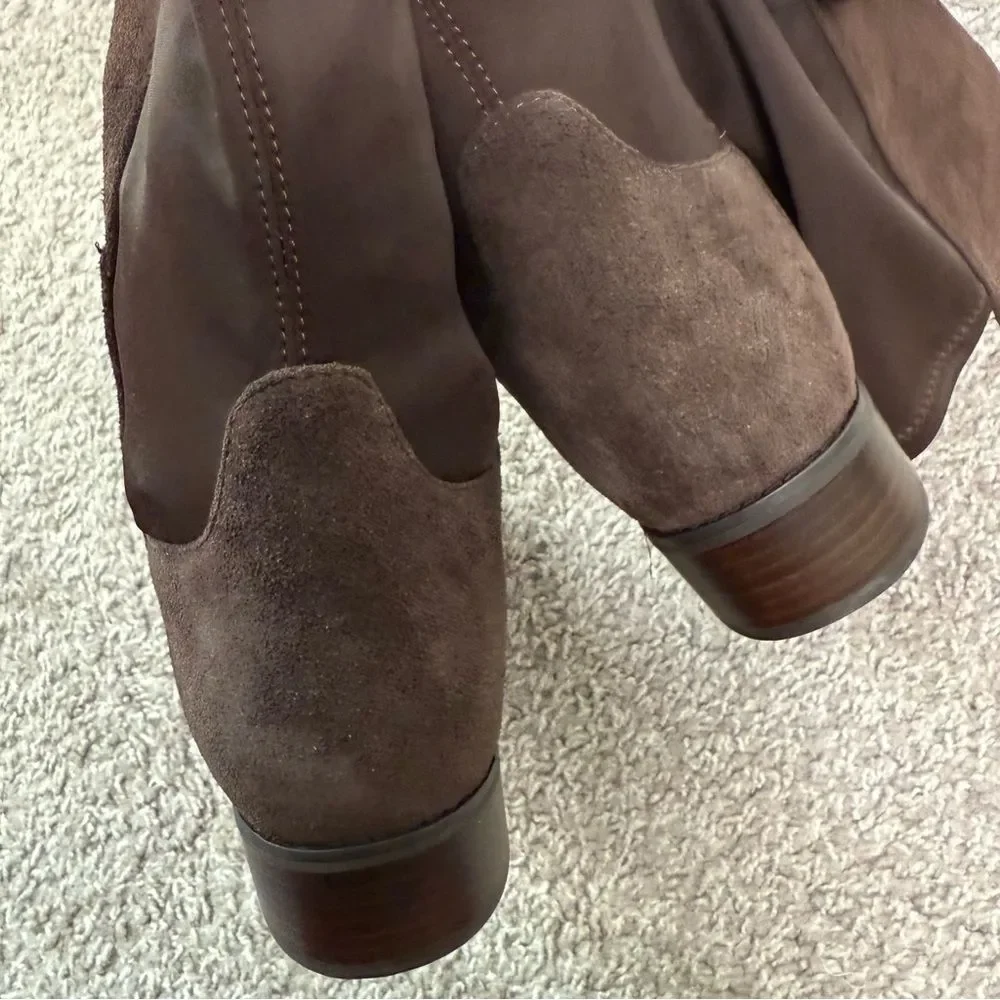 NEW Blondo Velma Brown Suede 50/50 Boots 8.5